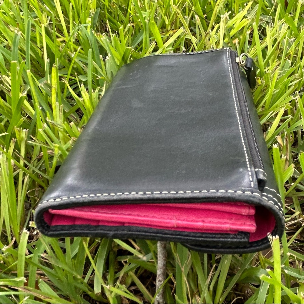 Coach Black Leather Clutch - Picture 3 of 7